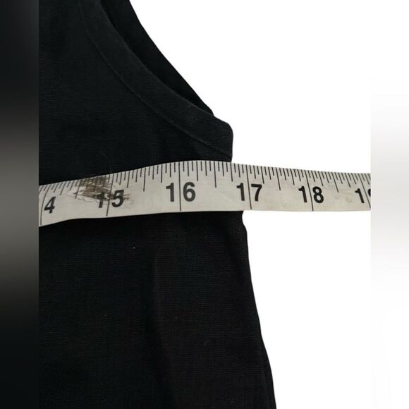 FREAKY FLAX LINEN LAGENLOOK MIDI DRESS WITH POCKETS size small - Picture 8 of 9